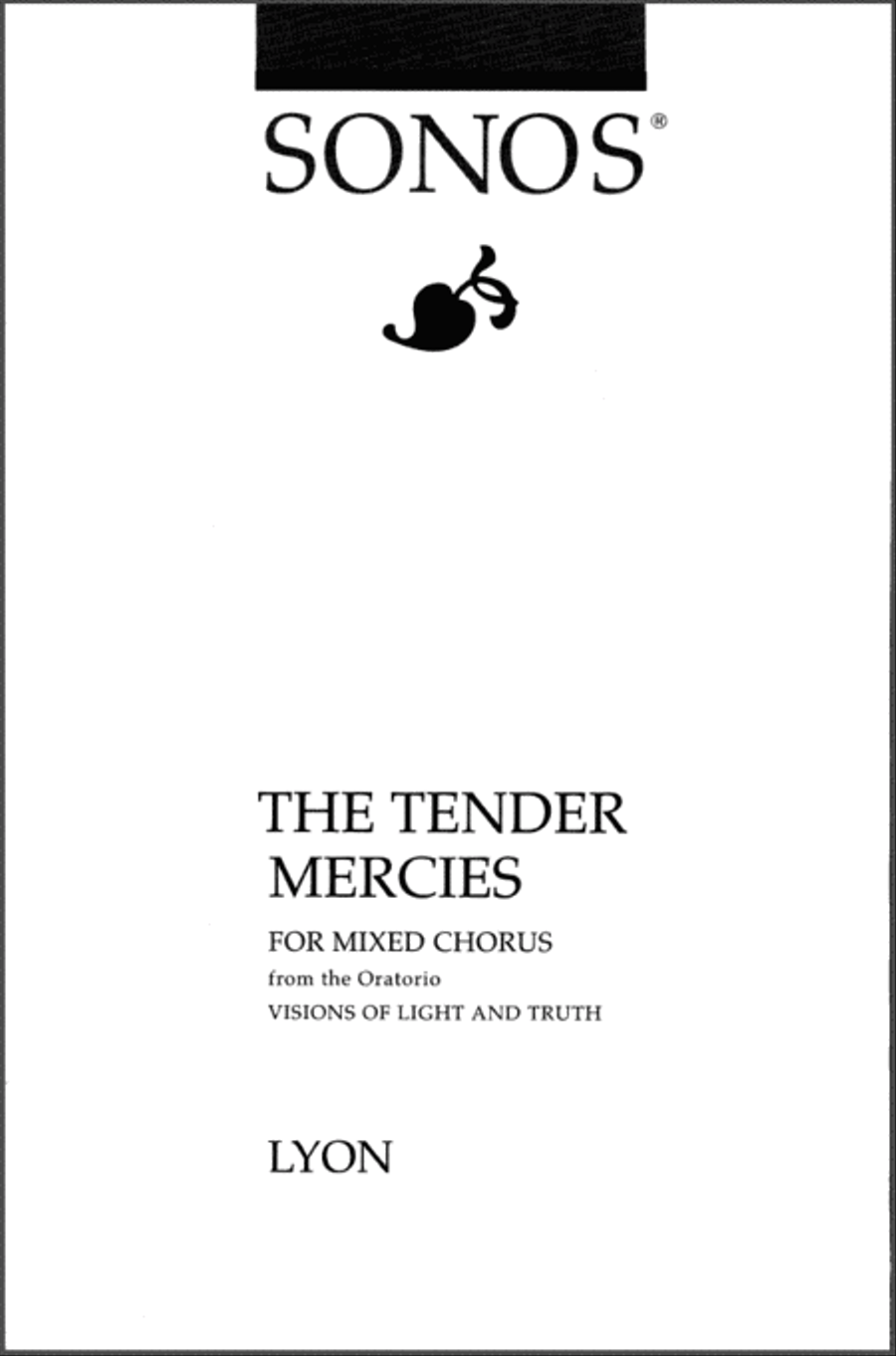 The Tender Mercies - SATB image number null