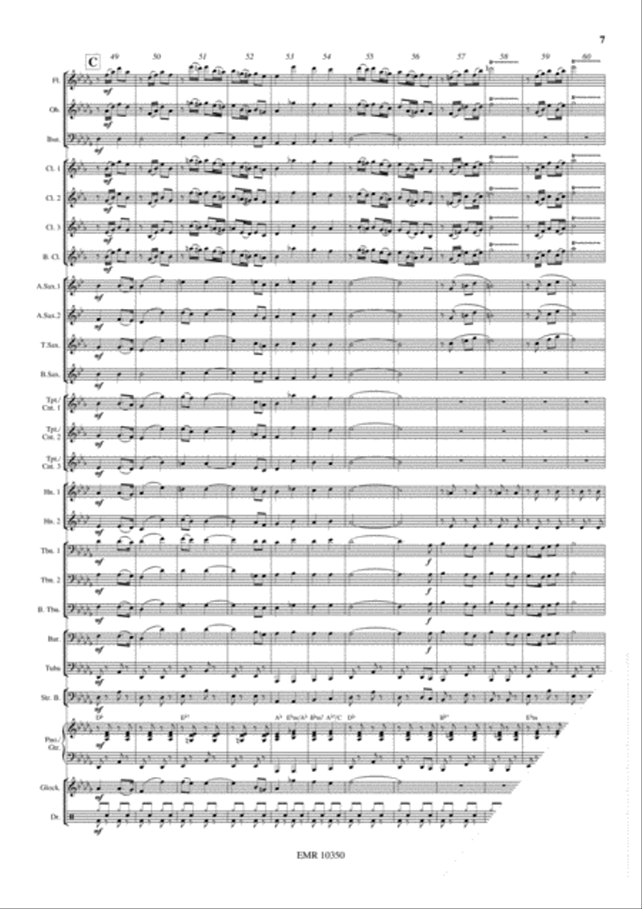 Bohemian Dance Party Bohemian Dance Party Concert Band scores gallery preview page 8