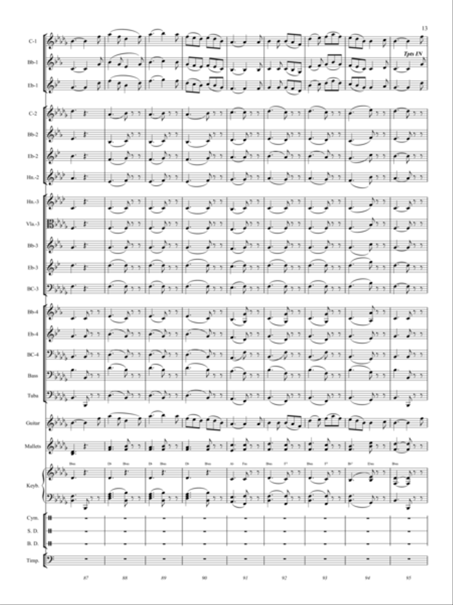 March March Concert Band scores gallery preview page 12