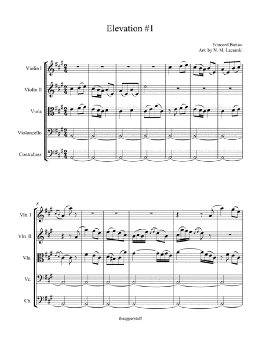 Elevation #1 String Orchestra scores gallery preview page 2