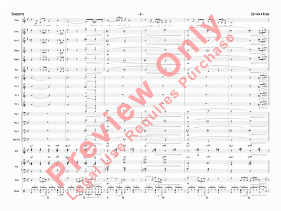 Cry Me a River Jazz Ensemble scores gallery preview page 9