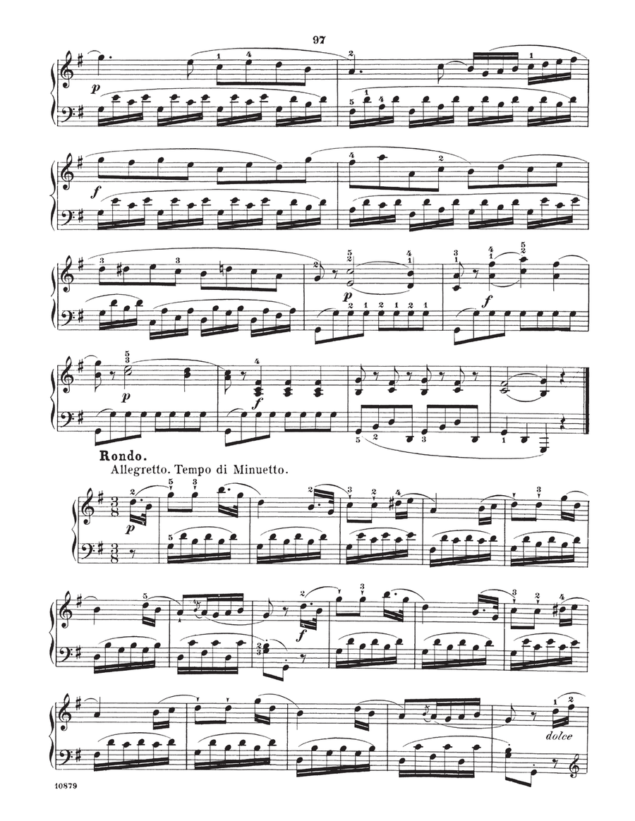 Sonatina In G Major, Op. 20, No. 1 Piano Solo scores gallery preview page 2
