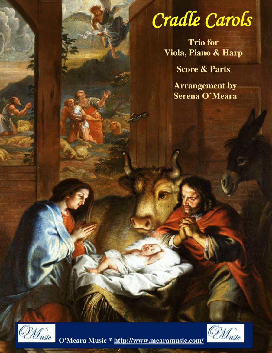 Cradle Carols, Trio for Viola, Pedal Harp and Piano