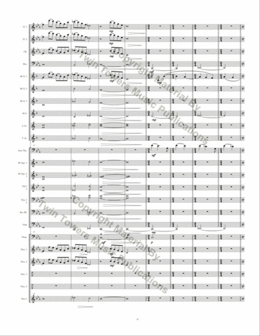 Seminar Concert Band scores gallery preview page 5