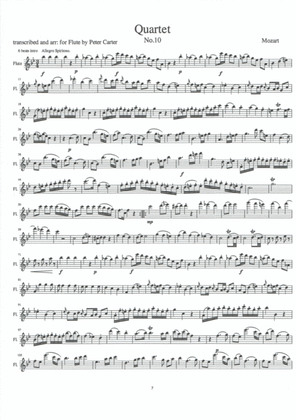 Quartet No.10 (flute Quartet)