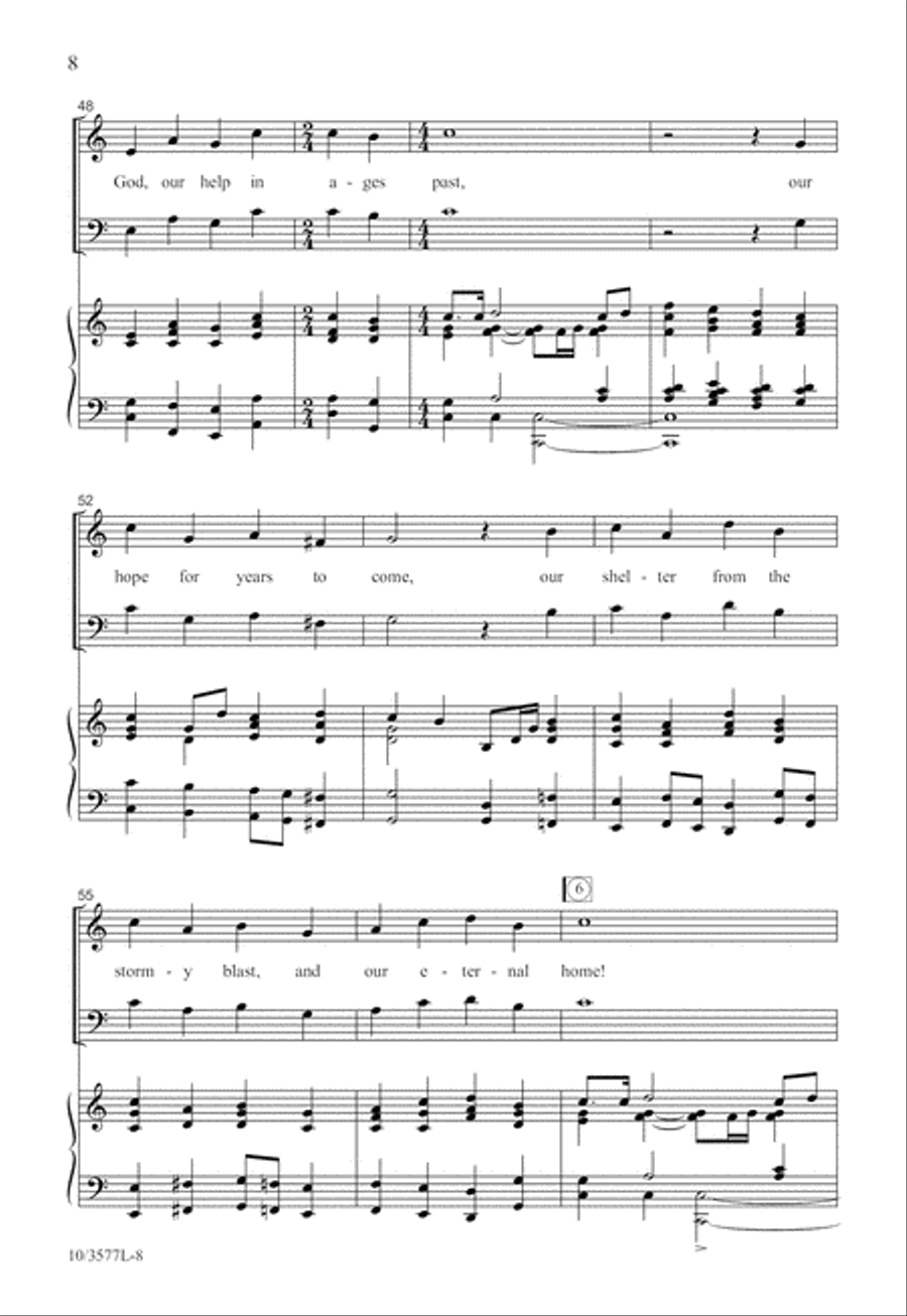 Not by Might, Nor by Power 4-Part scores gallery preview page 8