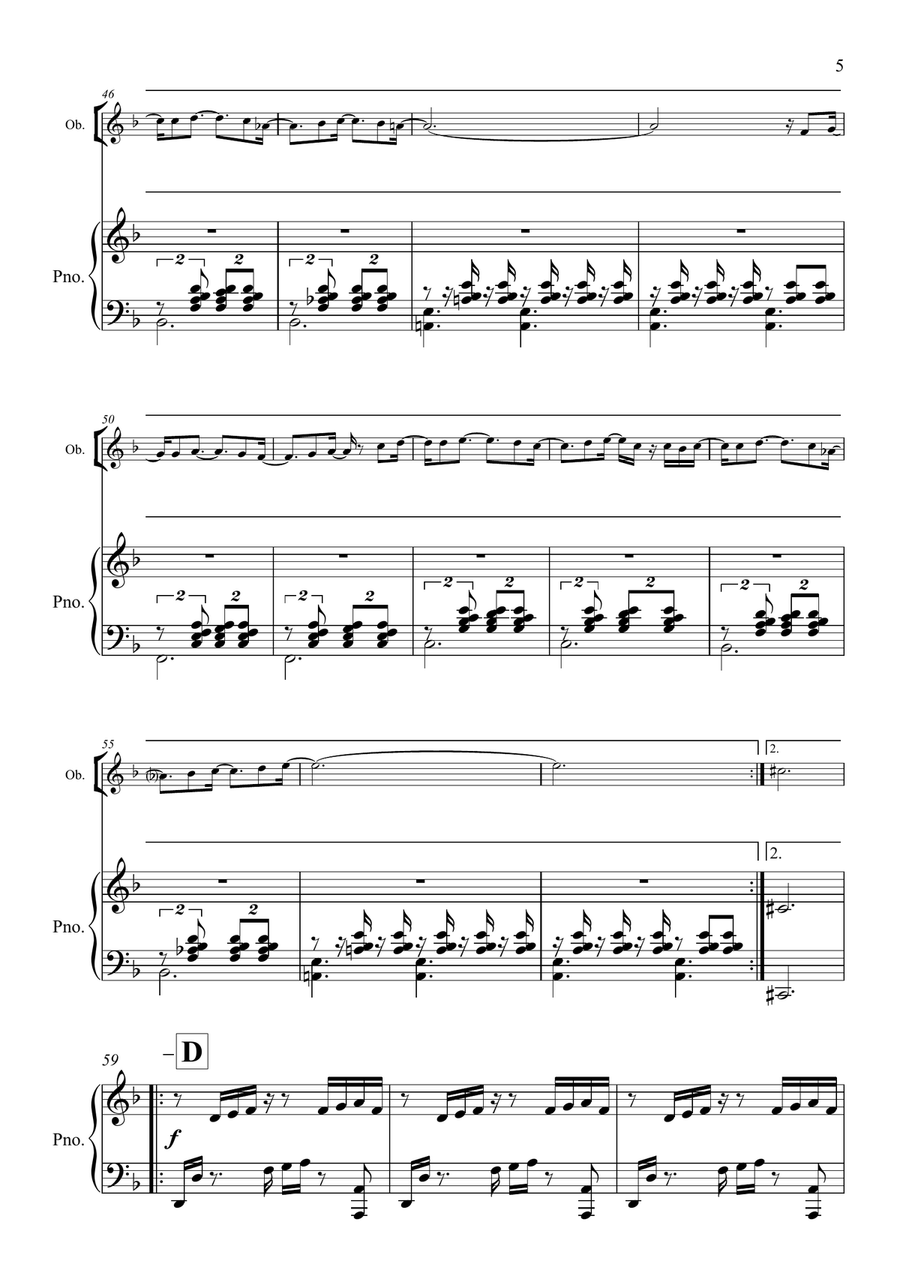 Orobroy Woodwind Duet scores gallery preview page 5
