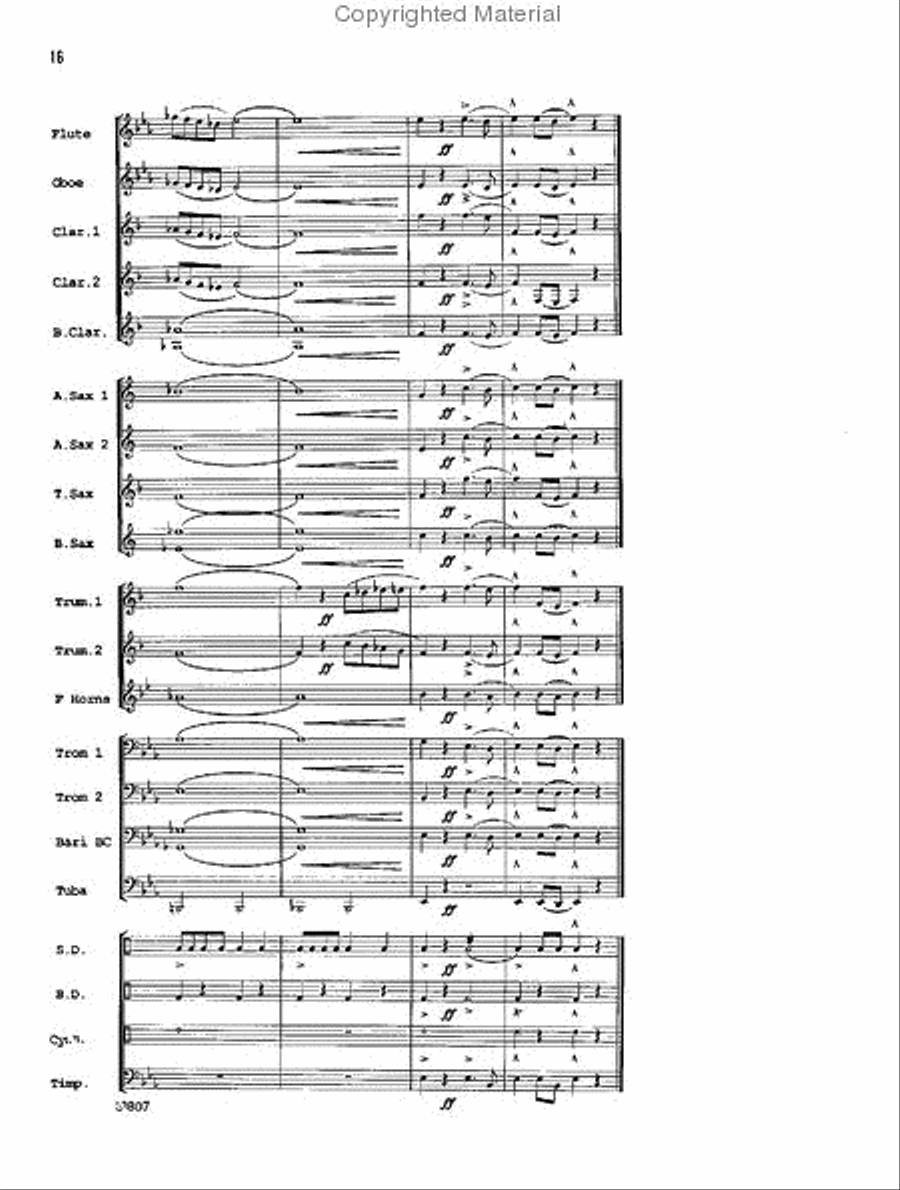 Amarado Amarado Concert Band scores gallery preview page 15