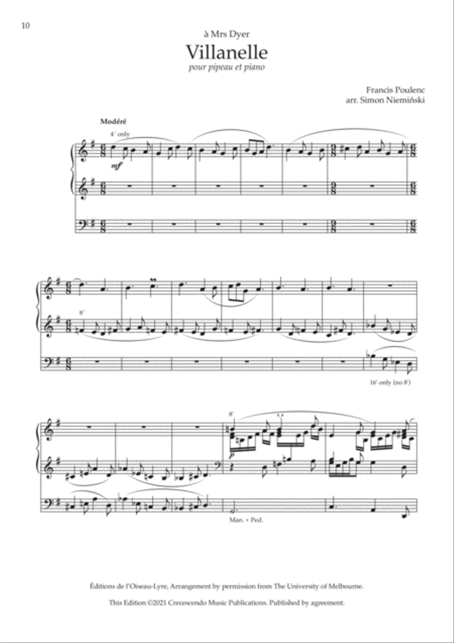 Pipeaux 1934 Organ scores gallery preview page 5