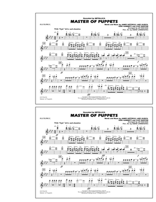 Book cover for Master of Puppets - Flute/Piccolo