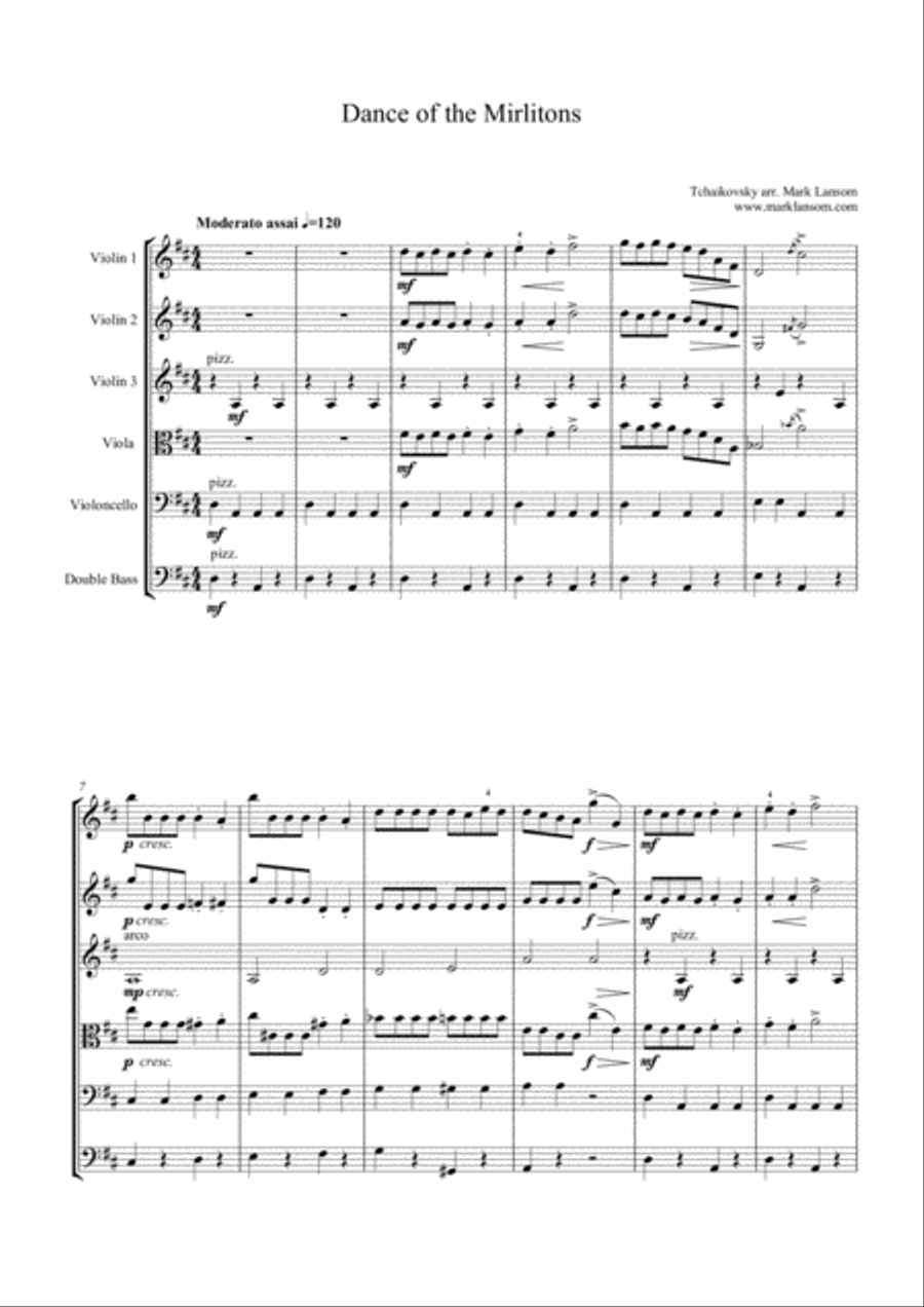 Dance of the Mirlitons (from 