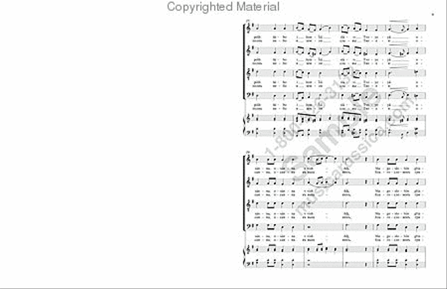 A Mercy of Peace 4-Part scores gallery preview page 7
