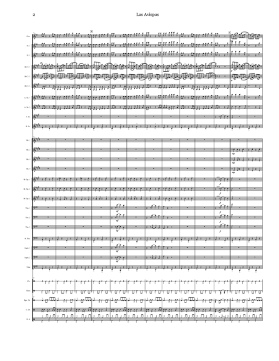 Las Avispas Marching Band scores gallery preview page 2