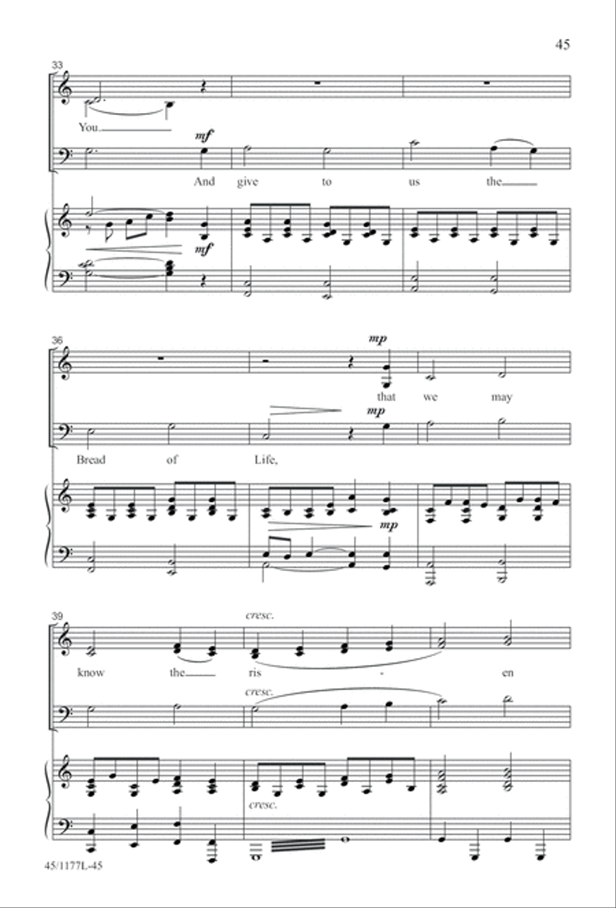 5 Getty Anthems for about 10 Singers 4-Part scores gallery preview page 46