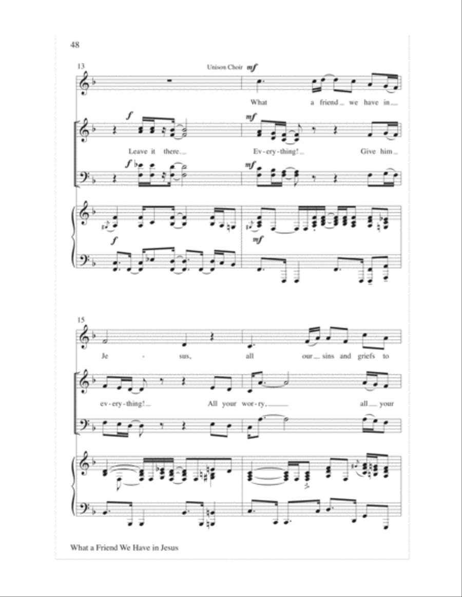 Let the Children Sing 4-Part scores gallery preview page 50