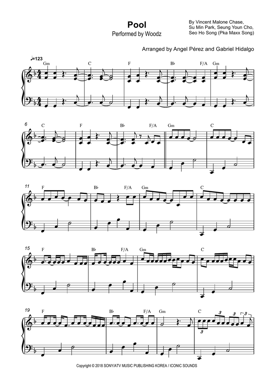 Pool Pool Voice scores gallery preview page 1