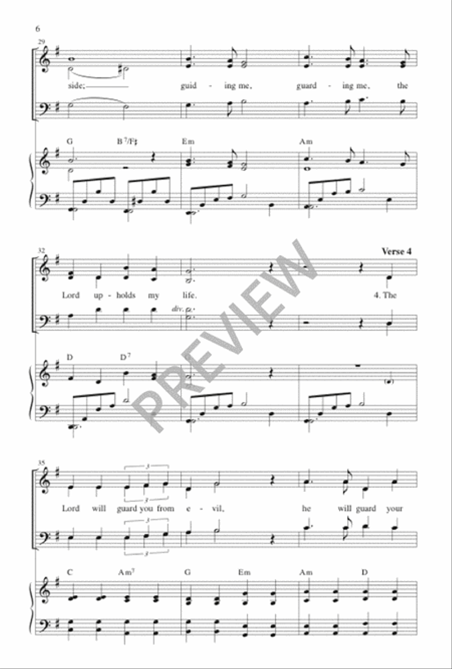 Guiding Me Guiding Me 4-Part scores gallery preview page 7