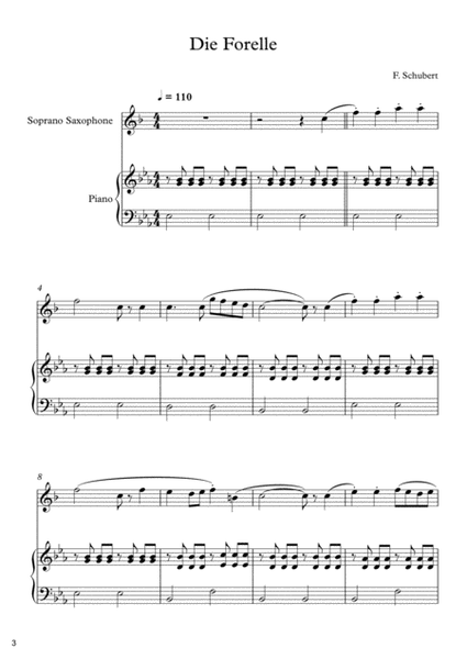 10 Easy Classical Pieces For Soprano Saxophone & Piano Vol. 4