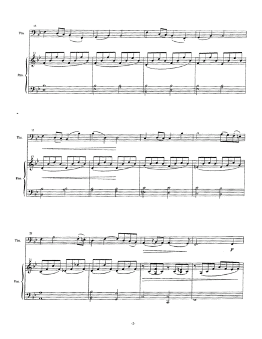 Romance Tuba scores gallery preview page 3