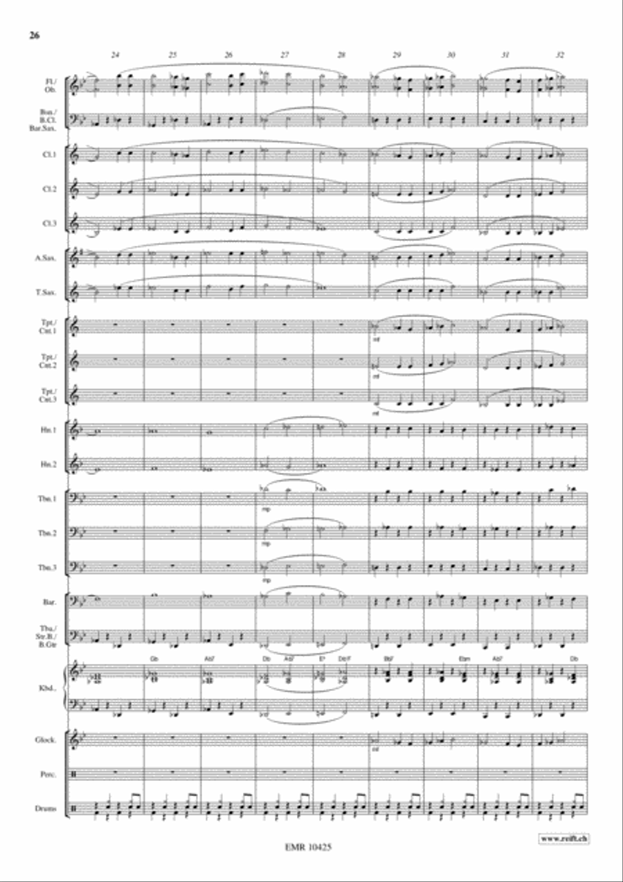 Americana Suite Americana Suite Concert Band scores gallery preview page 18