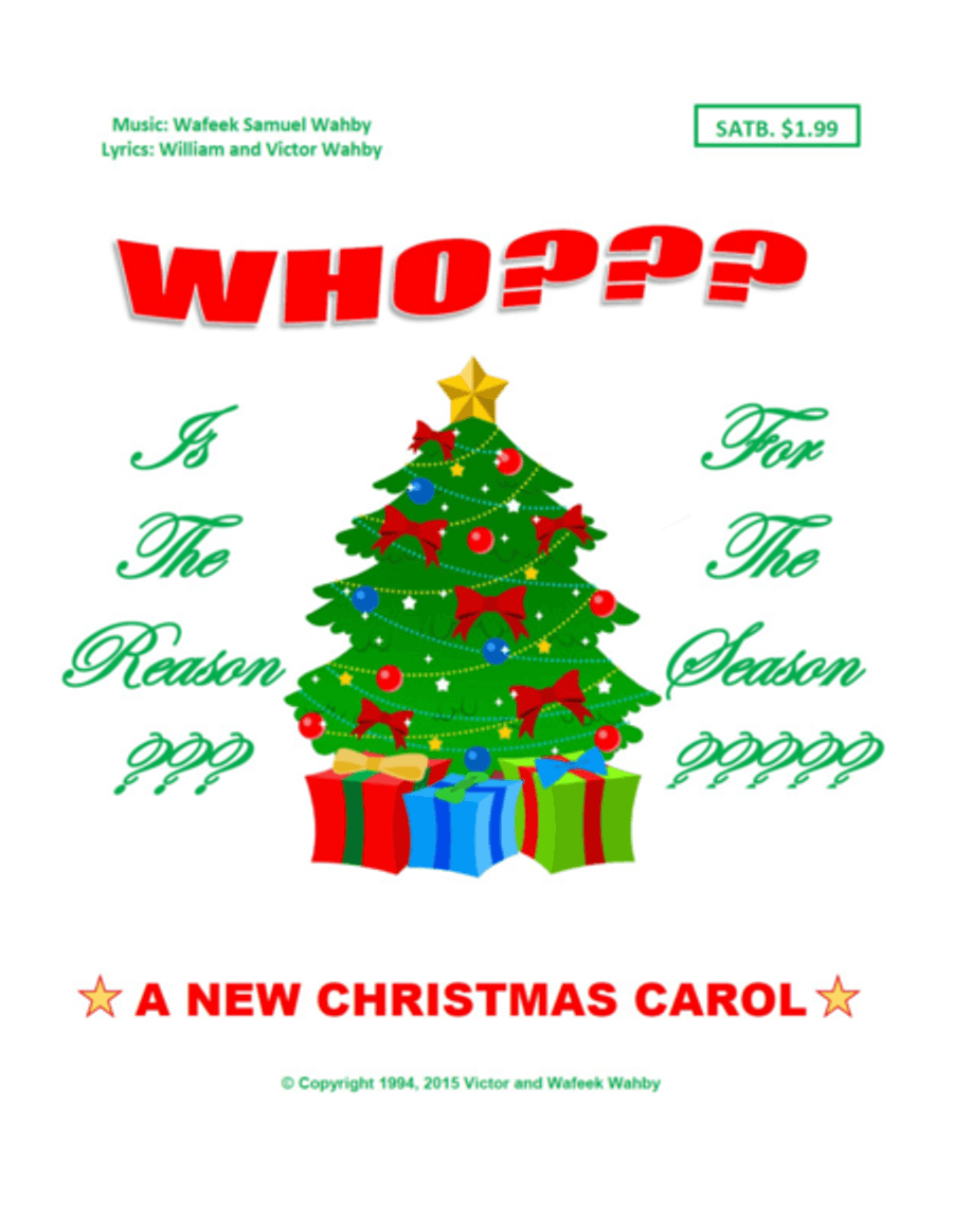 Who Is the Reason for the Season? 4-Part scores gallery preview page 1