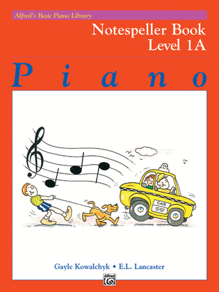 Book cover for Alfred's Basic Piano Course Notespeller, Level 1A