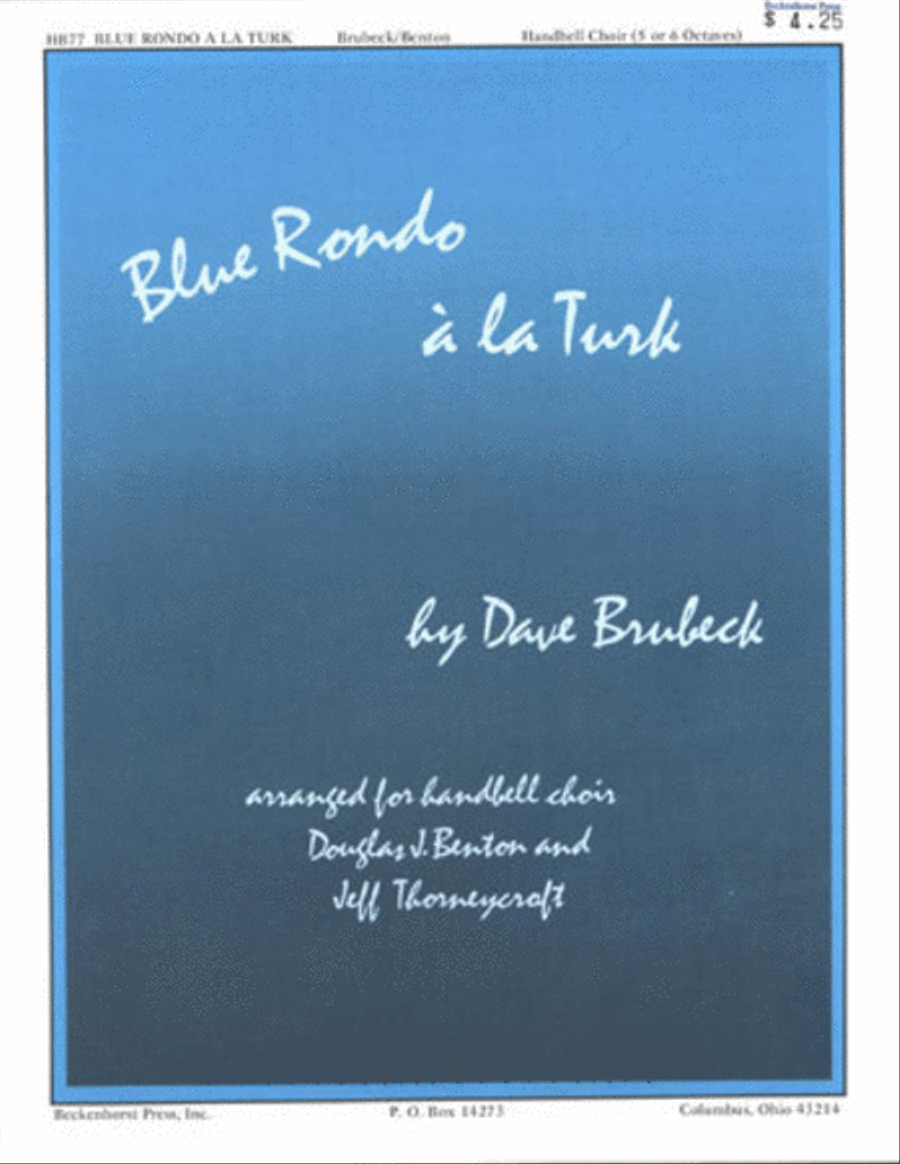 The Blue Rondo a La Turk 5-Octaves - Sheet Music