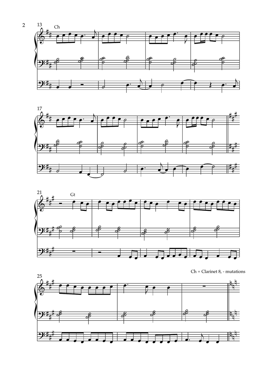 Prayer to the Sun, Op. 26 (Organ Solo) by Ausra Motuzaite-Pinkeviciene Organ Solo scores gallery preview page 2