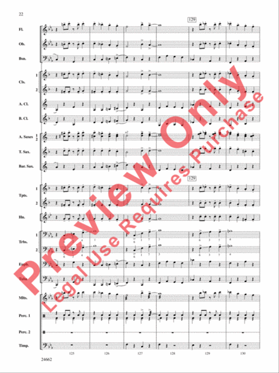 Timber City Trilogy Timber City Trilogy Concert Band scores gallery preview page 23