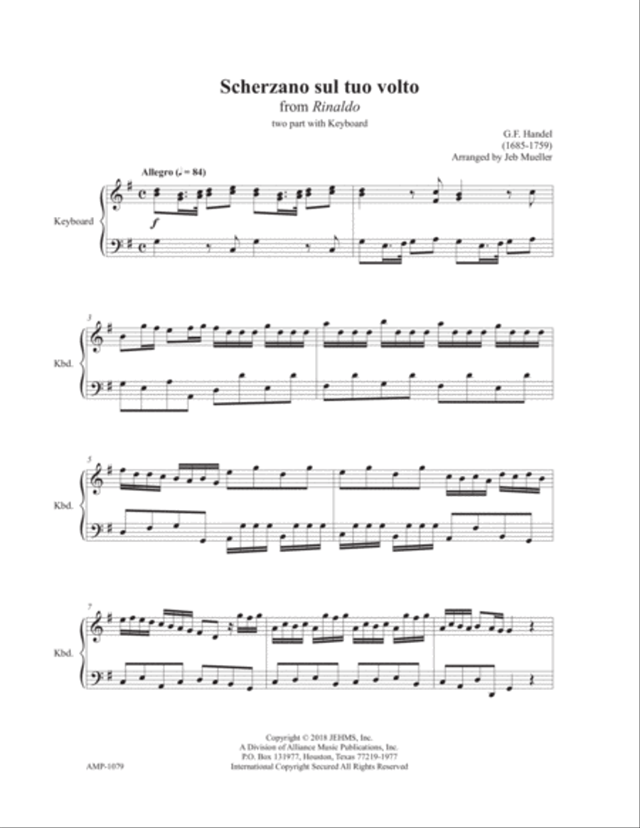 Scherzano Sul Tuo Volto 2-Part scores gallery preview page 2