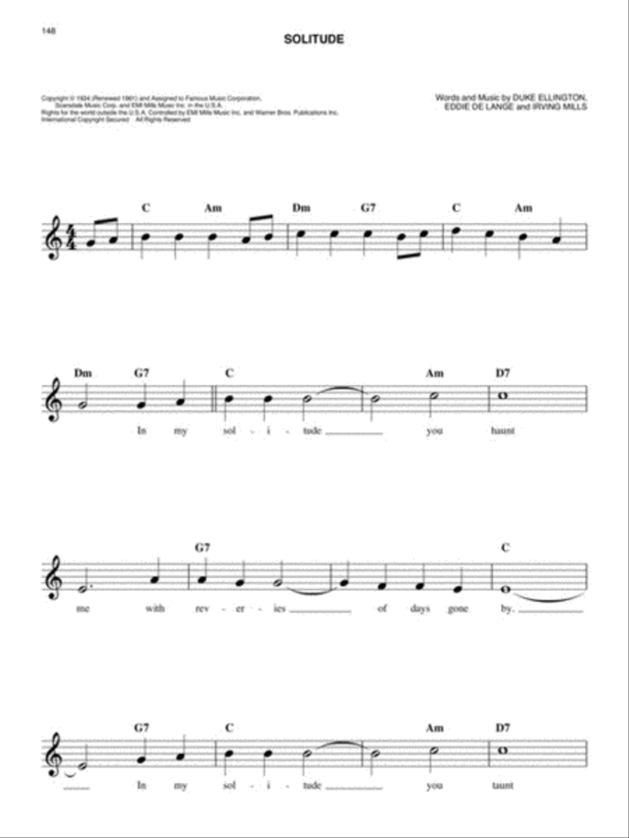 The Easy Fake Book Piano scores gallery preview page 6