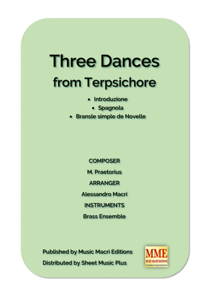 Three Dances from Terpsichore image number null