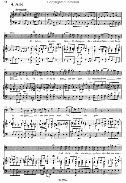 St. John Passion TWV 5:30 by Georg Philipp Telemann 4-Part - Sheet Music