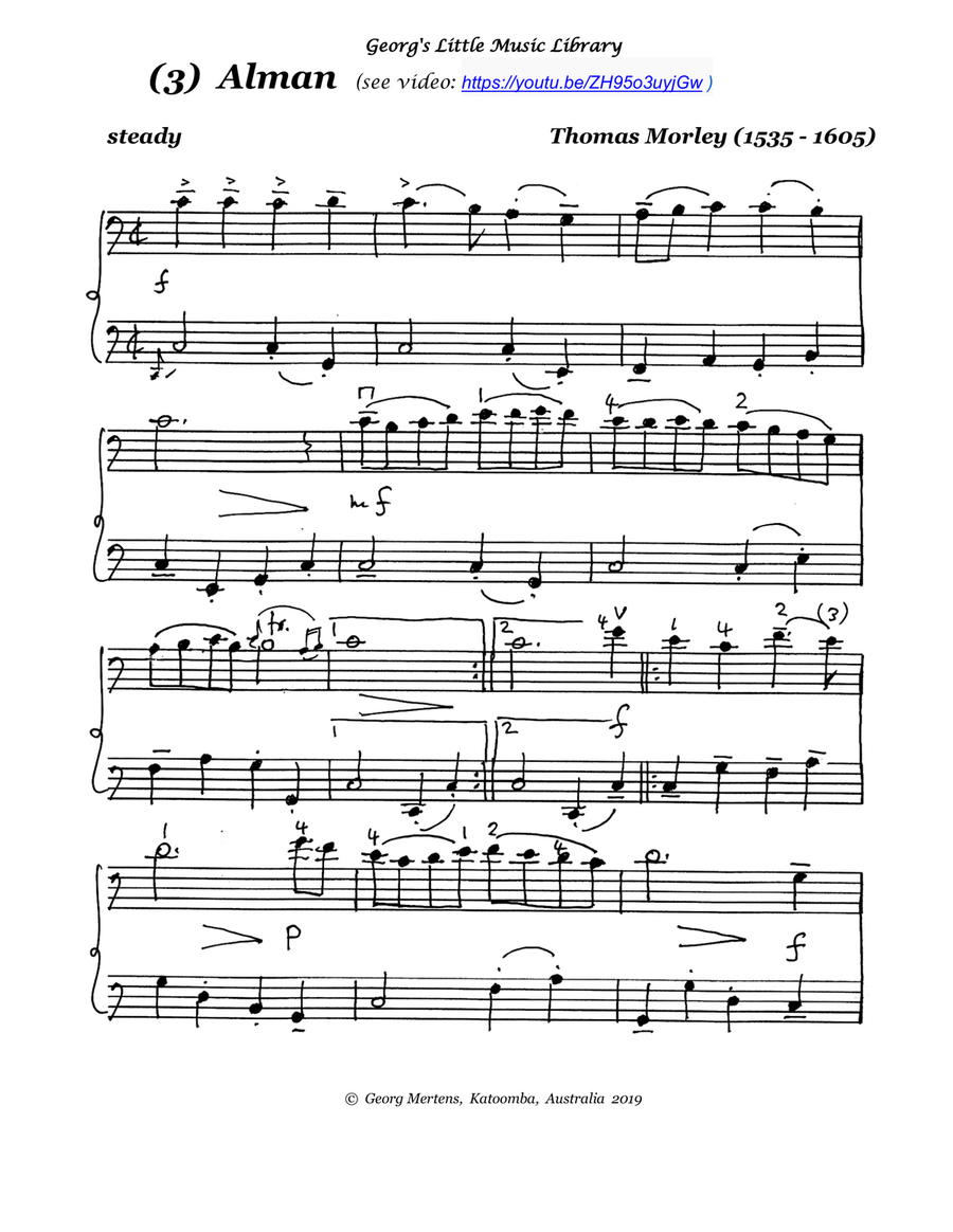 8 Beautiful Renaissance Dances for 2 Cellos String Duet scores gallery preview page 6