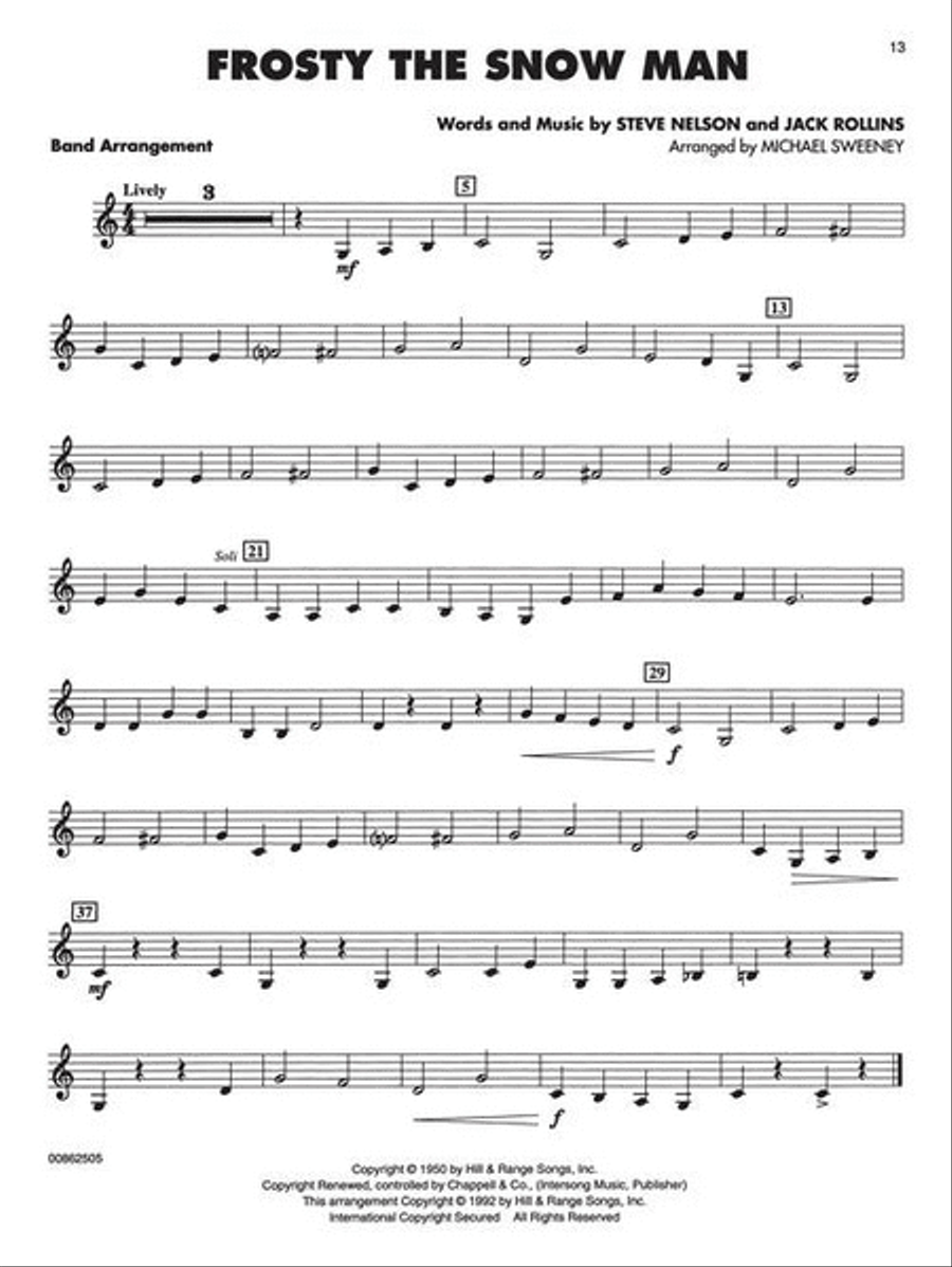 Christmas Favorites - Bb Bass Clarinet Concert Band Methods scores gallery preview page 5
