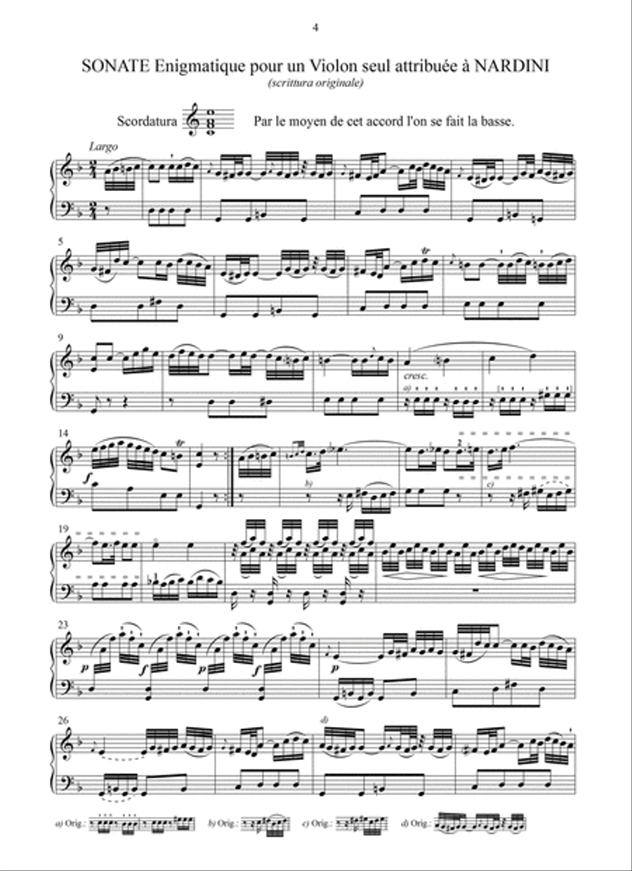 Sonata enigmatica Violin Solo scores gallery preview page 2