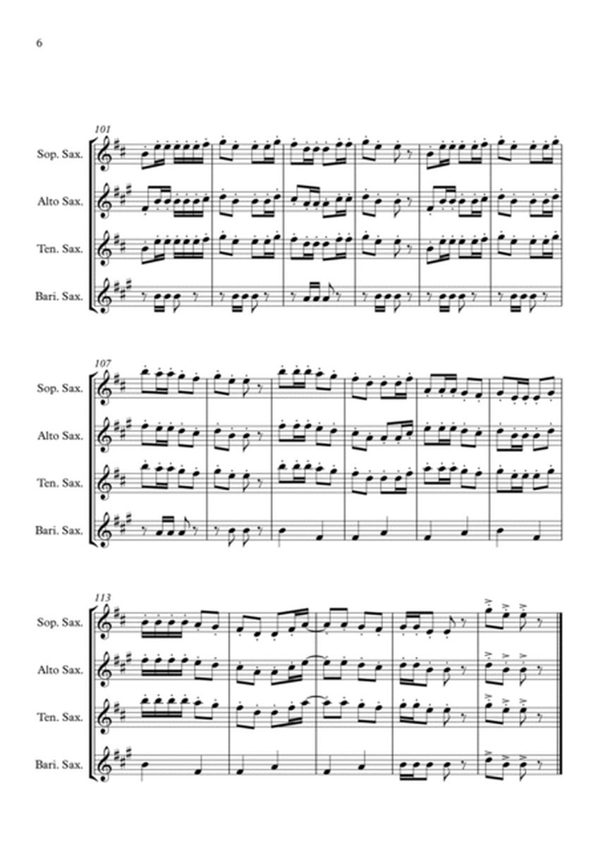 Ievan Polkka for Saxophone Quartet image number null