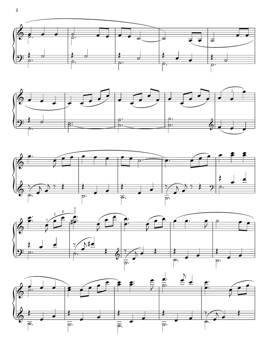 Piano Man Piano Solo scores gallery preview page 2