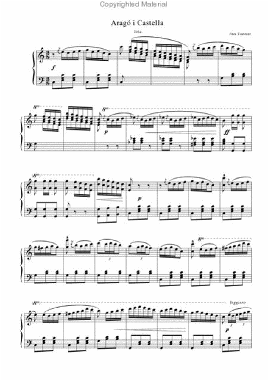 Arago i Castella Arago i Castella Piano Solo scores gallery preview page 2