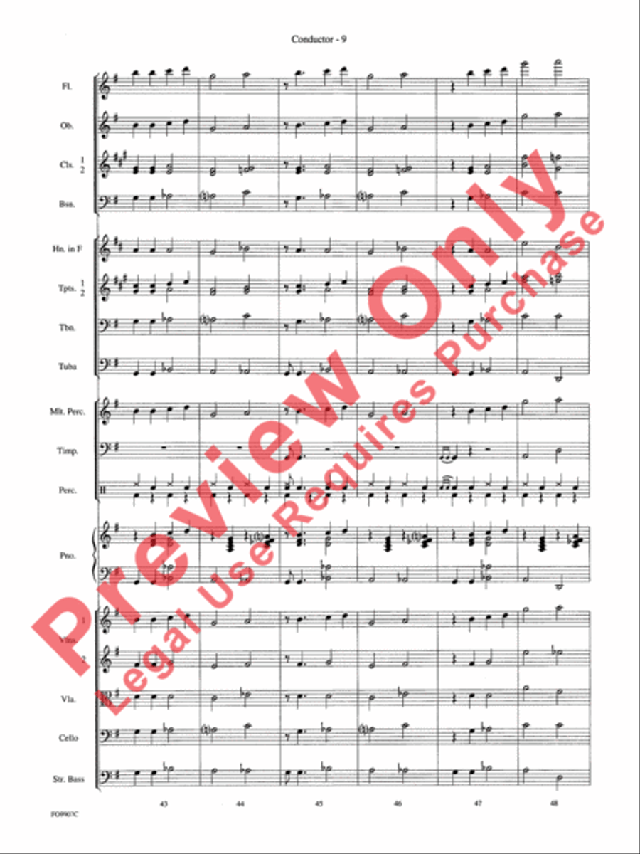 (Meet) The Flintstones Full Orchestra scores gallery preview page 12