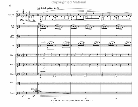 Concerto for Vibraphone & Percussion Ensemble image number null