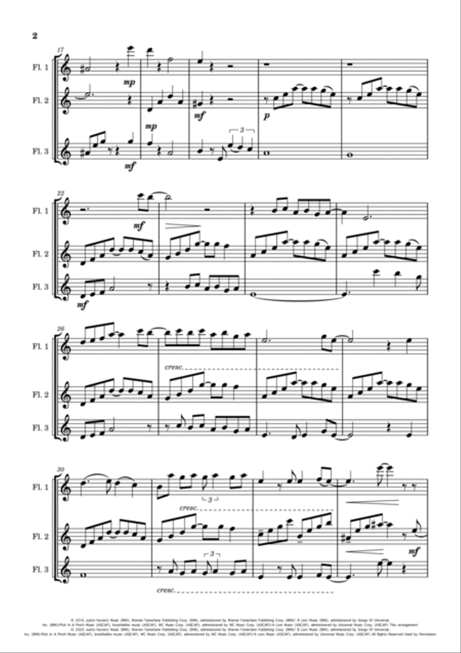City Of Stars Woodwind Trio scores gallery preview page 4