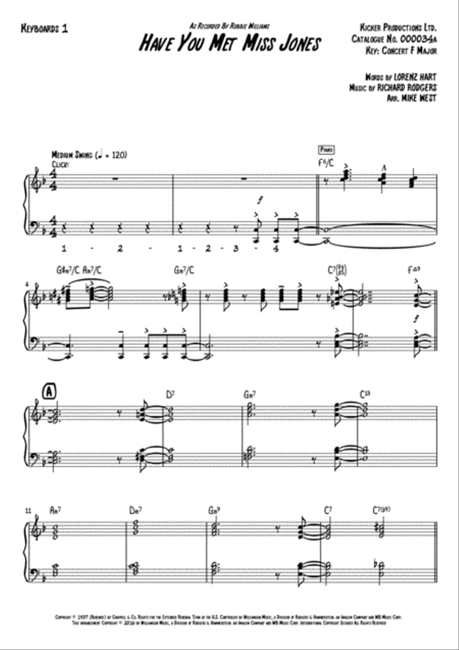 Have You Met Miss Jones? Have You Met Miss Jones? Small Ensemble scores gallery preview page 2