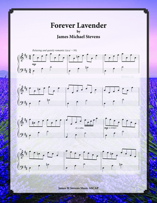 Book cover for Forever Lavender