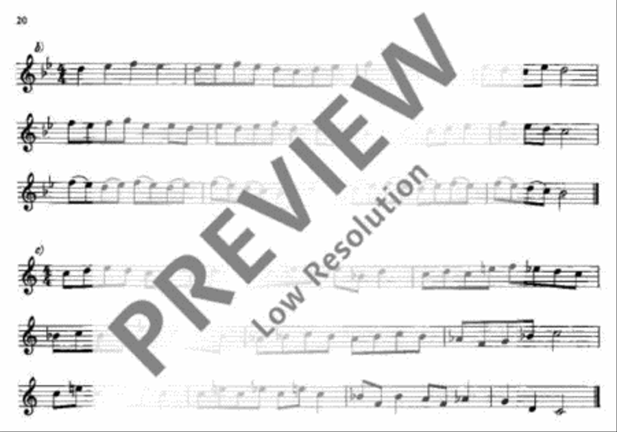 Die kleine Übung Die kleine Übung Soprano Recorder scores gallery preview page 21