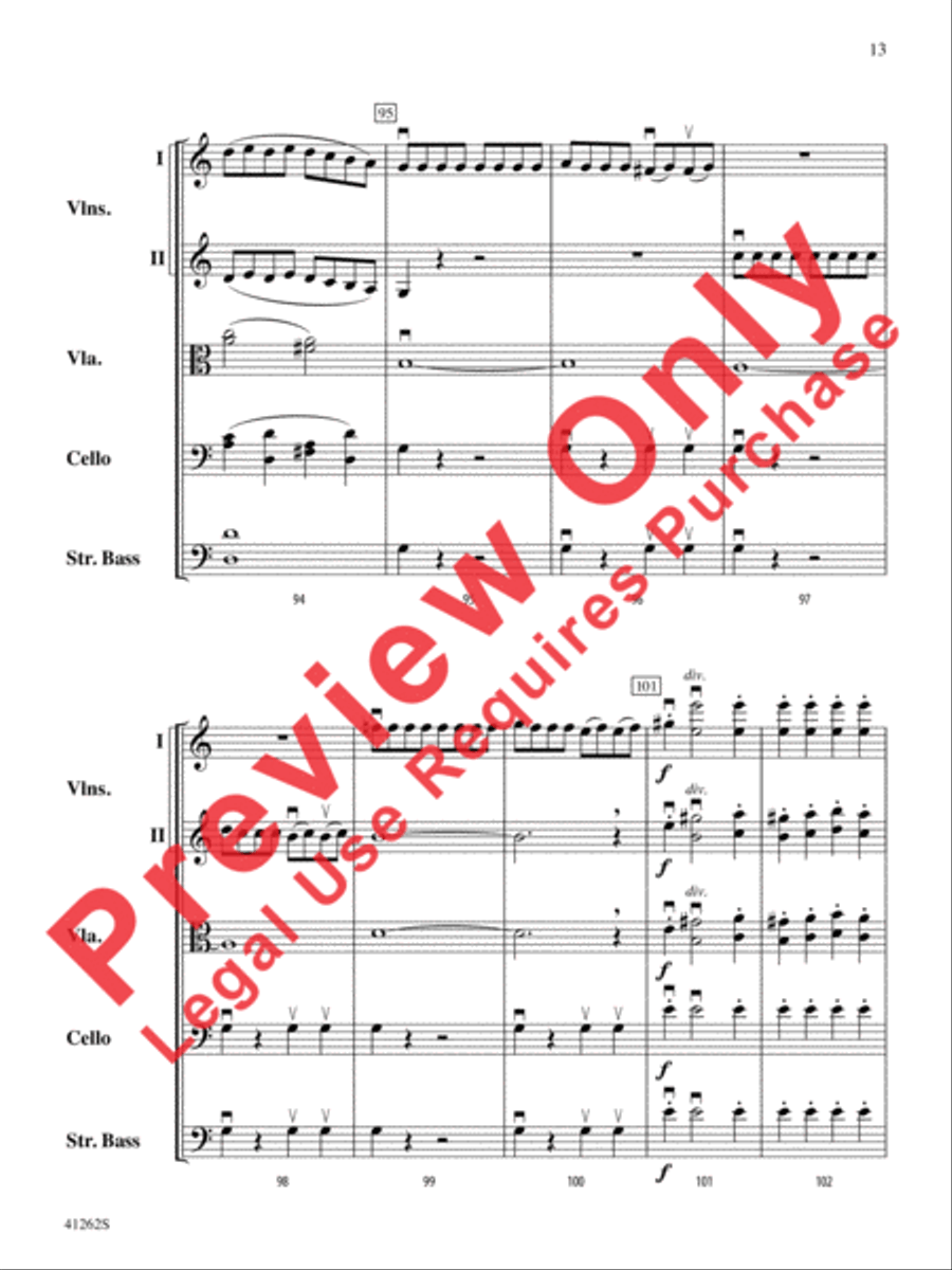 Cosi Fan Tutte String Orchestra scores gallery preview page 14