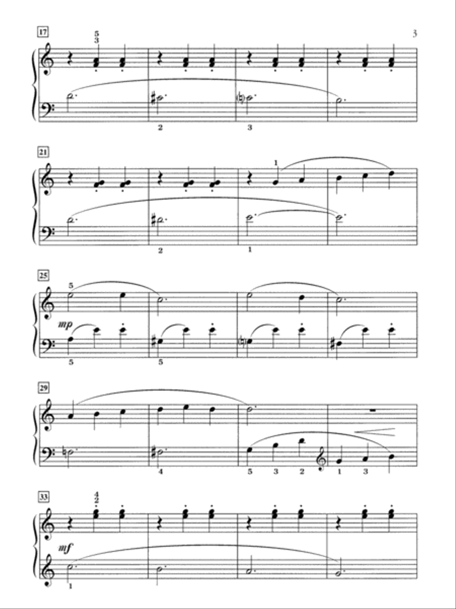 Merry-Go-Round Waltz Easy Piano scores gallery preview page 3