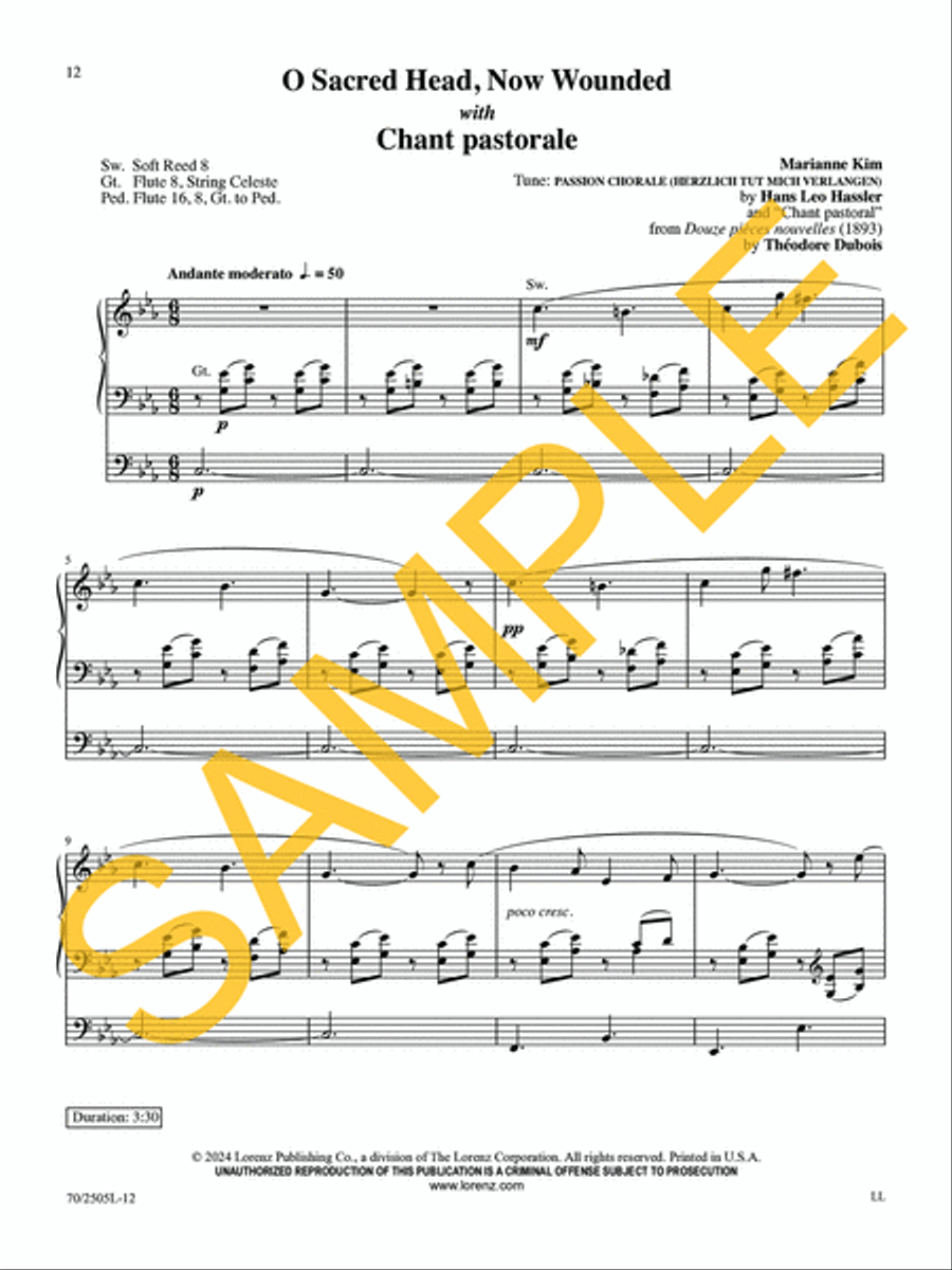 O Worship the King Organ Solo scores gallery preview page 11
