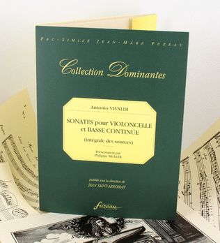 Book cover for Sonatas for cello and continuo bass (complete sources)