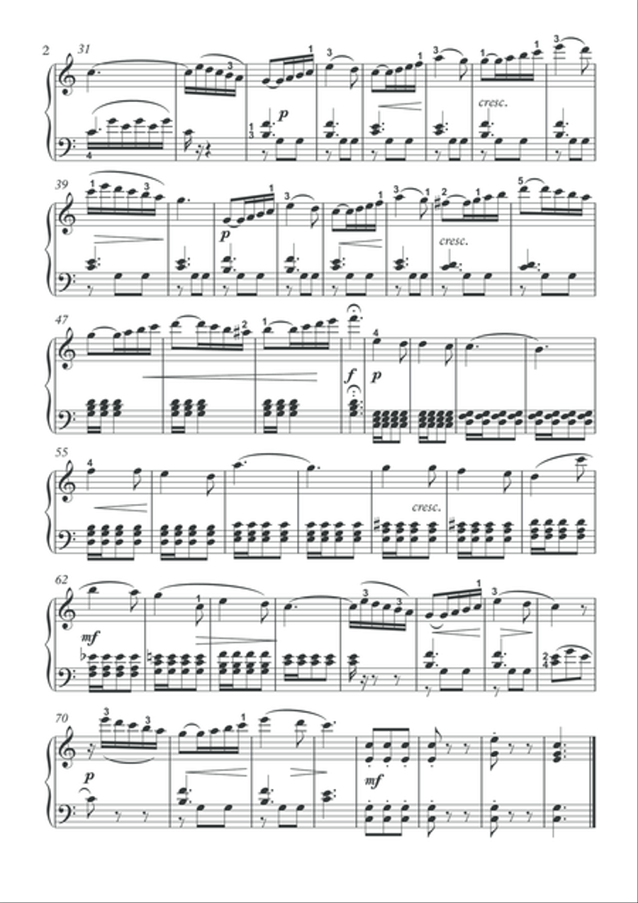 Magazine Musical Selected Early intermediate Piano Piano Solo scores gallery preview page 5